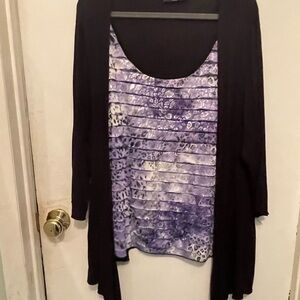 Saint tropez west woman this is an inset shirt/cardigan or blouse